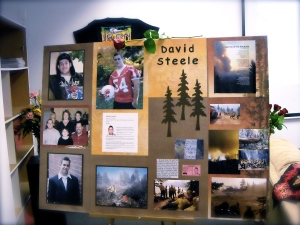 Memorial Picture Board for David Steele